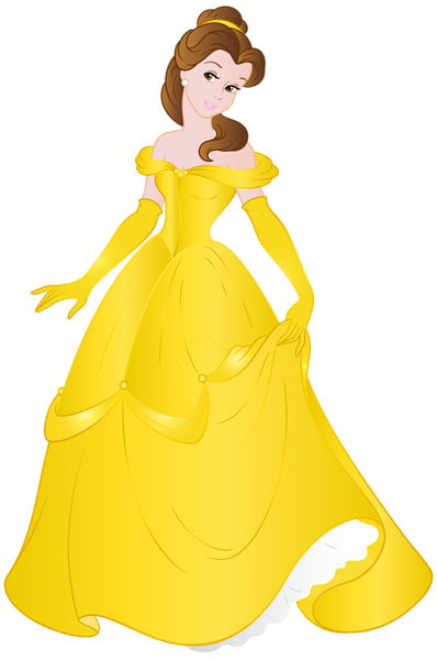 Belle Princess Free Clip Art PNG Image | Gallery Yopriceville - High ...