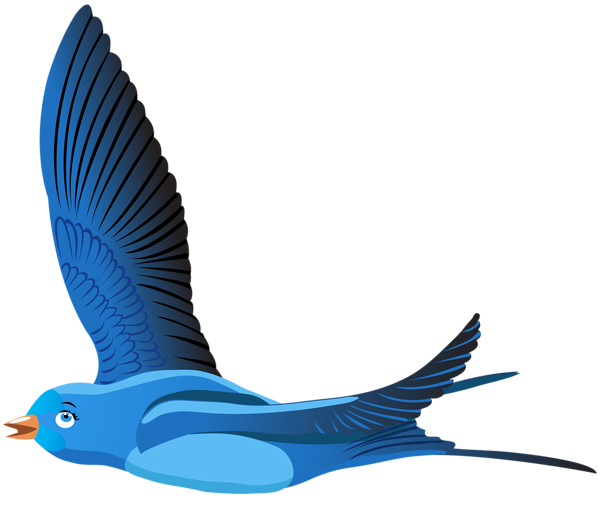 This png image - Blue Bird Cartoon Transparent Clip Art PNG Image, is available for free download