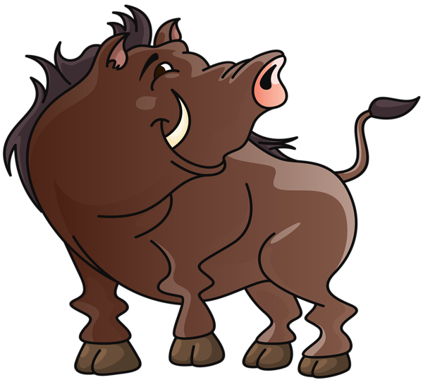 This png image - Boar Cartoon PNG Clipart Image, is available for free download