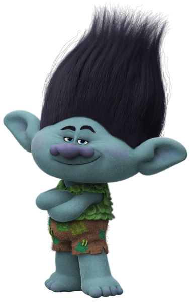 This png image - Branch Trolls World Tour Transparent PNG Image, is available for free download