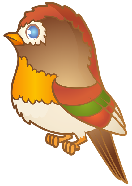 Brown Cartoon Bird PNG Transparent Image | Gallery Yopriceville - High ...