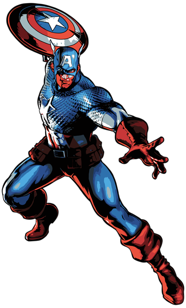 This png image - Captain America Cartoon PNG Clip Art Image, is available for free download