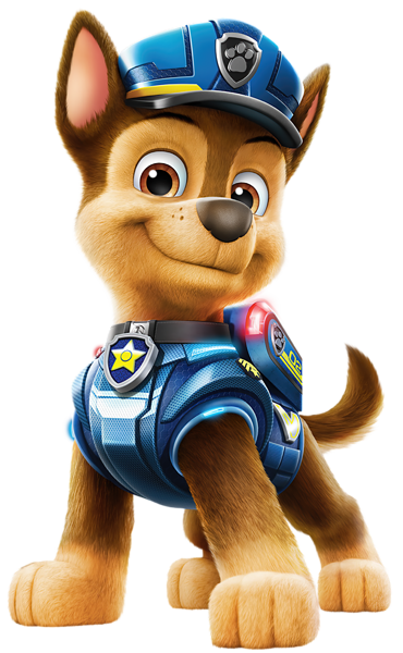 This png image - Chase PAW Patrol PNG Cartoon Image, is available for free download