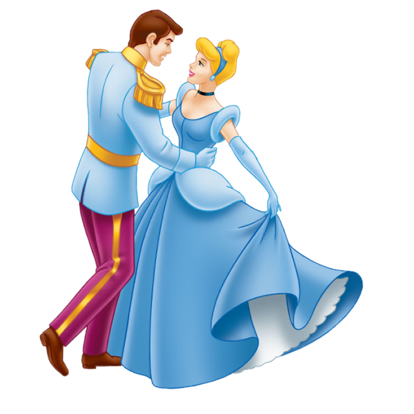 This png image - Cinderella and Prince Clipart, is available for free download