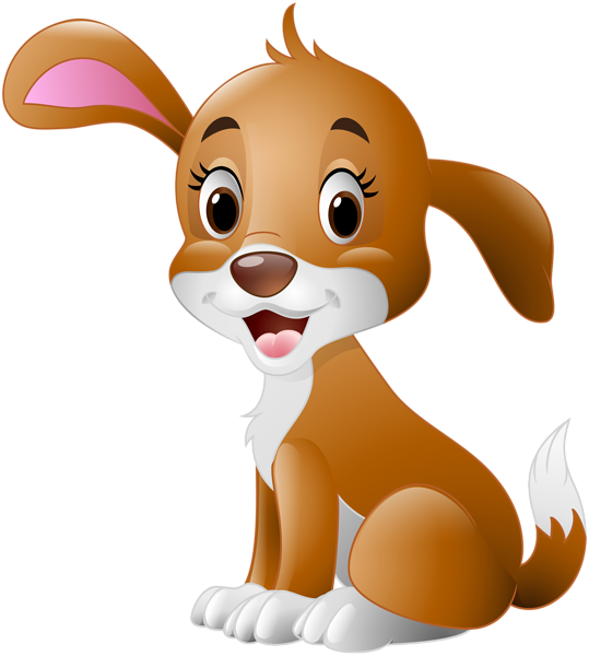 This png image - Cute Dog Cartoon PNG Clip Art Image, is available for free download