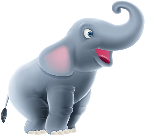 This png image - Cute Elephant Cartoon PNG Clip Art Image, is available for free download