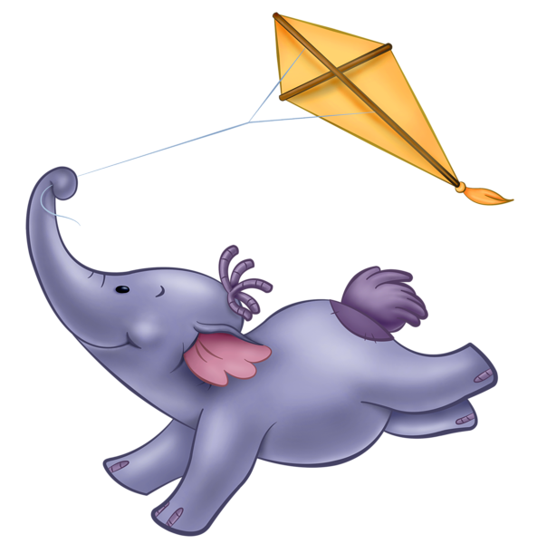 This png image - Cute Elephant PNG Cartoon Picture, is available for free download