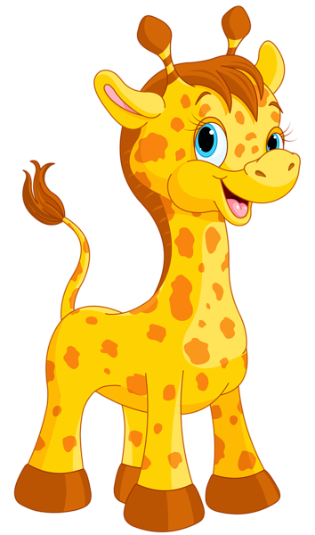 This png image - Cute Giraffe Cartoon PNG Clipart Image, is available for free download