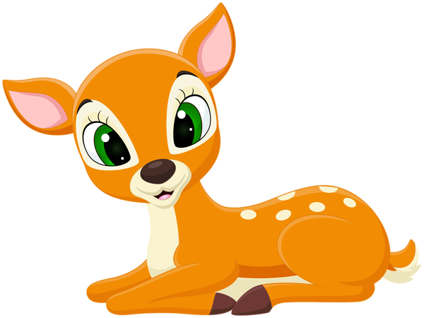 This png image - Cute Little Deer Cartoon PNG Clipart, is available for free download