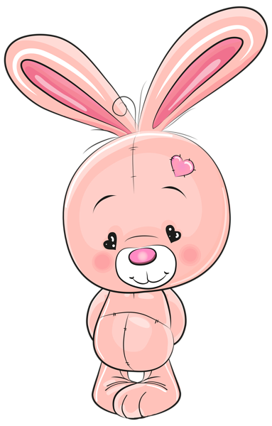 This png image - Cute Pink Bunny PNG Clip Art Image, is available for free download