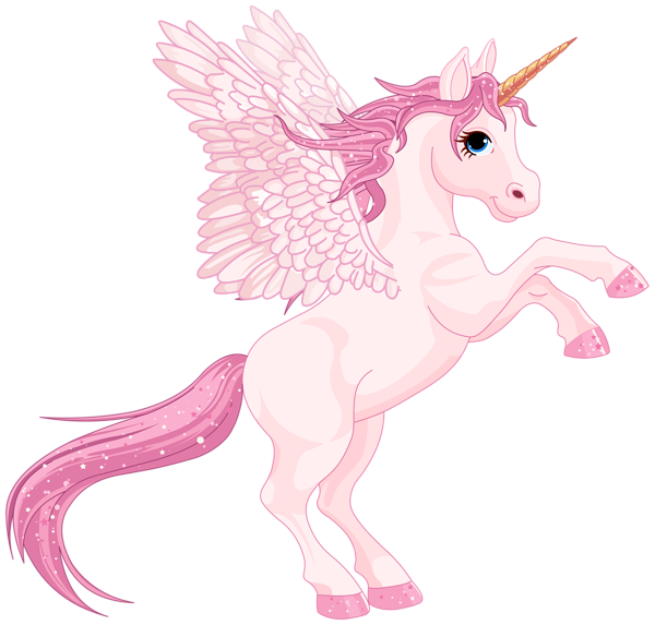 This png image - Cute Pink Pegasus PNG Clipart Image, is available for free download