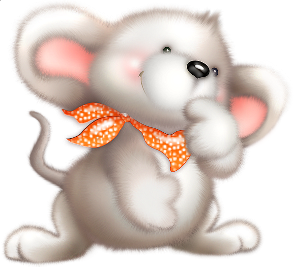 This png image - Cute White Mouse Clipart, is available for free download