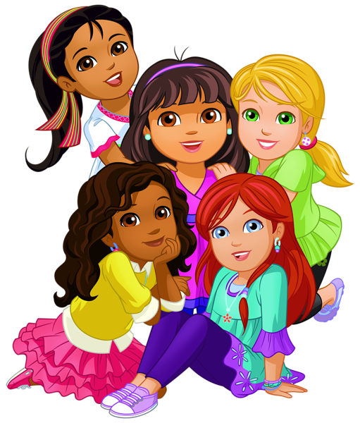 This png image - Dora and Friends PNG Clip Art Image, is available for free download