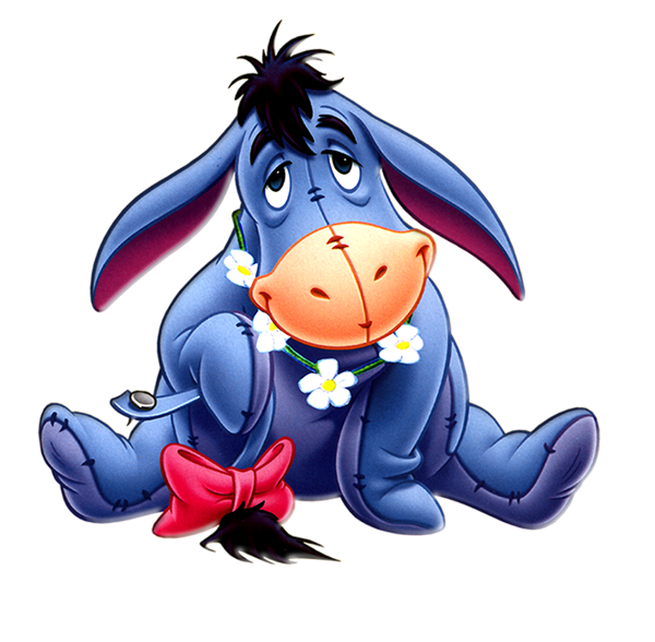 This png image - Eeyore Free Clipart, is available for free download