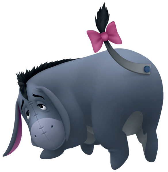 This png image - Eeyore Winnie the Pooh Transparent Image, is available for free download