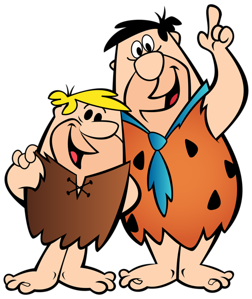 This png image - Fred Flintstone and Barney Rubble PNG Clip Art Image, is available for free download
