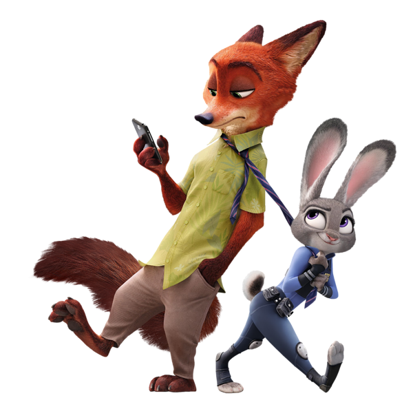 This png image - Judy Hopps and Nick-Wilde Zootopia, is available for free download