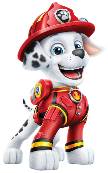 This png image - Marshall PAW Patrol PNG Cartoon Image, is available for free download