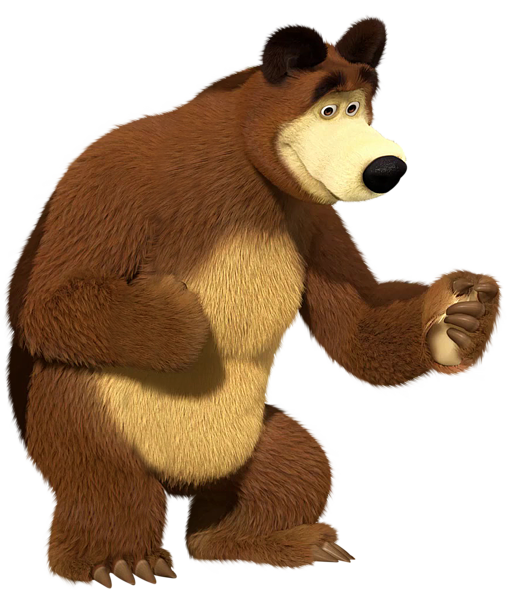 This png image - Masha and the Bear Bear Transparent PNG Clip Art Image, is available for free download