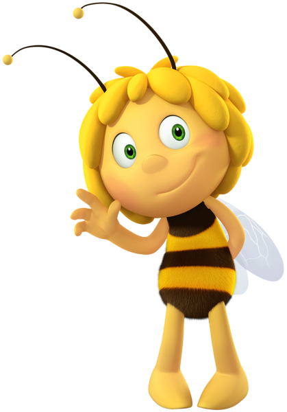 This png image - Maya the Bee Transparent PNG Cartoon Image, is available for free download