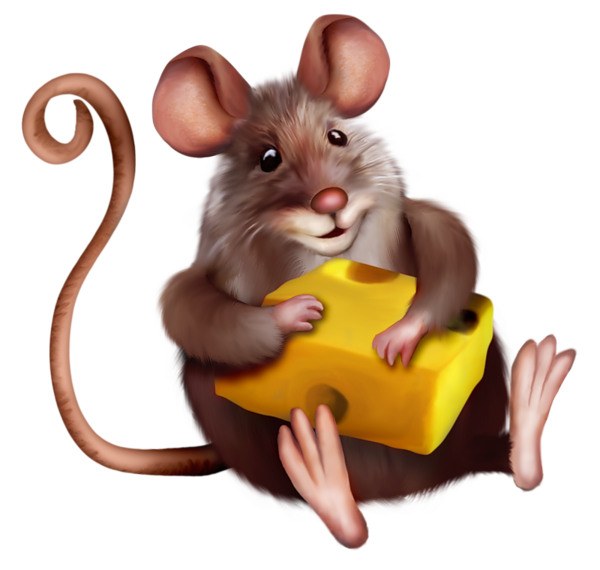 This png image - Mouse with Cheese Clipart Cartoon, is available for free download