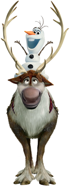 This png image - Olaf and Sven Frozen Transparent PNG Image, is available for free download