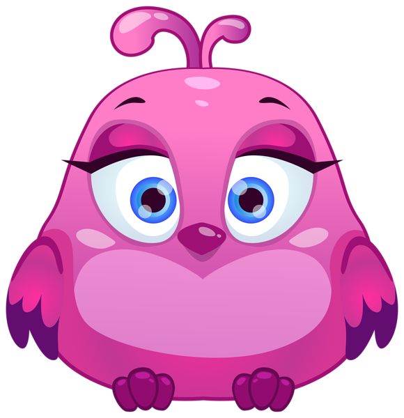 This png image - Pink Cute Bird PNG Clip Art Image, is available for free download