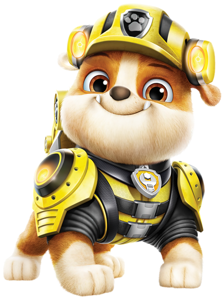This png image - Rubble PAW Patrol PNG Cartoon Image, is available for free download