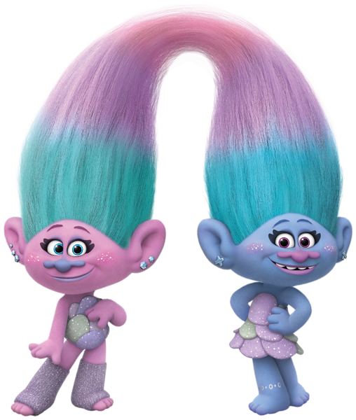 This png image - Satin and Chenille Trolls World Tour Transparent PNG Image, is available for free download