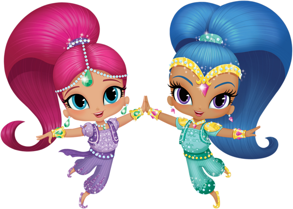 This png image - Shimmer and Shine Transparent PNG Clip Art Image, is available for free download