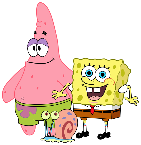 This png image - SpongeBob and Friends PNG Clipart Image, is available for free download