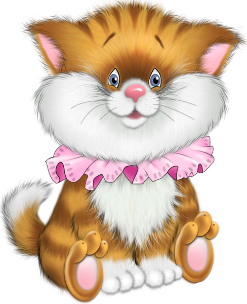 Tiger Kitten Cartoon Free Clipart | Gallery Yopriceville - High-Quality ...