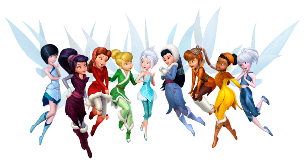 This png image - Tinkerbell and Fairies PNG Clipart, is available for free download