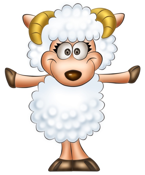 This png image - Transparent Cute Sheep Clipart, is available for free download