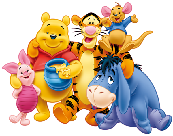 This png image - Transparent Winnie the Pooh and Friends, is available for free download