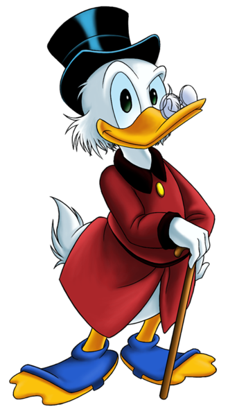 This png image - Uncle Scrooge PNG Clip Art Image, is available for free download