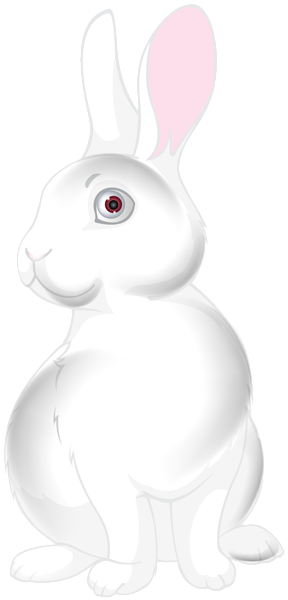 This png image - White Bunny Cartoon PNG Clip Art Image, is available for free download