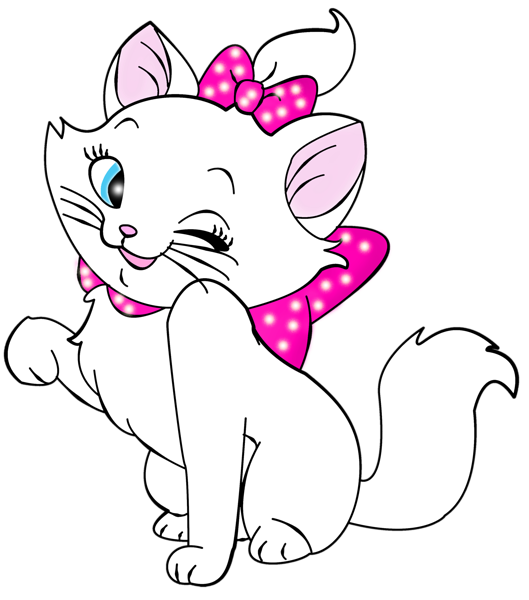 This png image - White Kitten Cartoon Free Clipart, is available for free download
