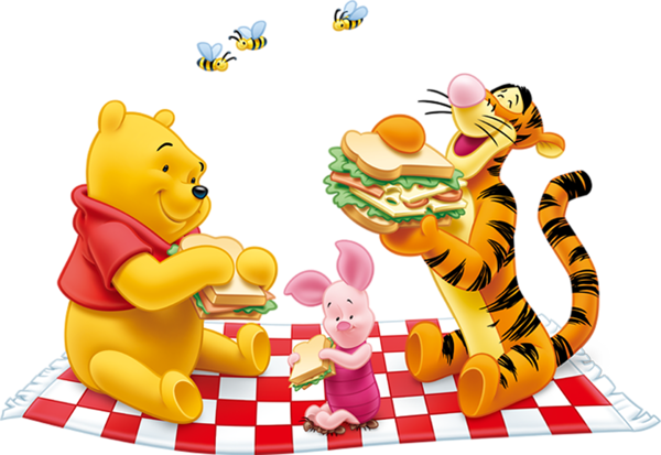 This png image - Winnie the Pooh and Tiger PNG Free Clipart, is available for free download