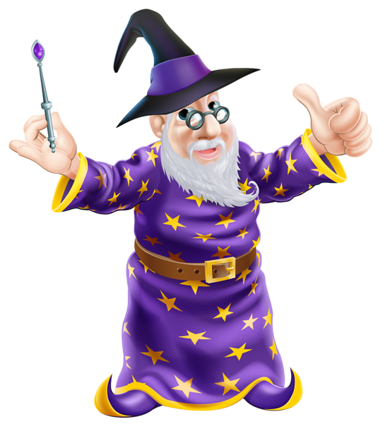 This png image - Wizard Cartoon PNG Clipart Image, is available for free download