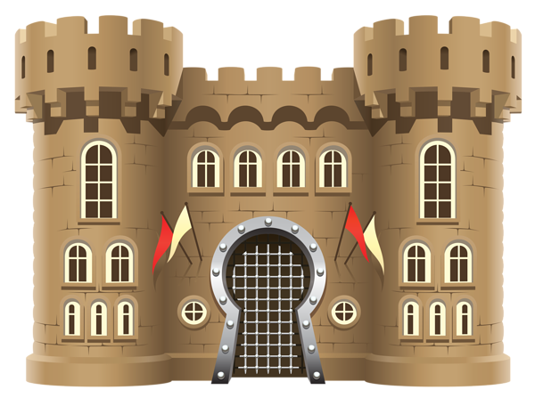 This png image - Castle Fortress PNG Clipart Image, is available for free download