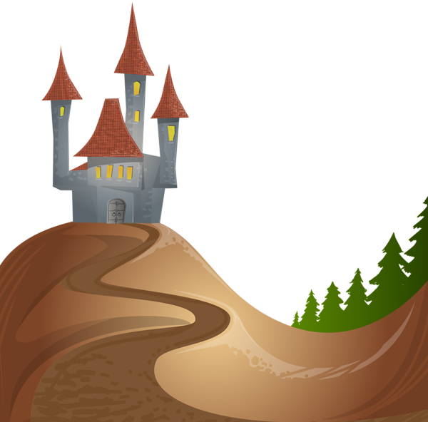 This png image - Castle on Hill Free PNG Clip Art Image, is available for free download