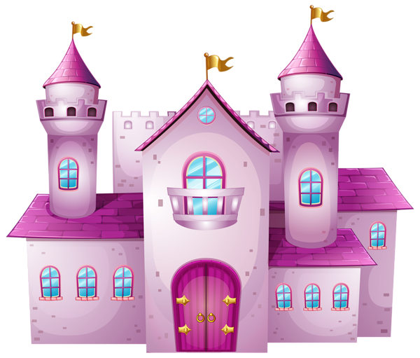 This png image - Pink Castle PNG Clip Art Image, is available for free download