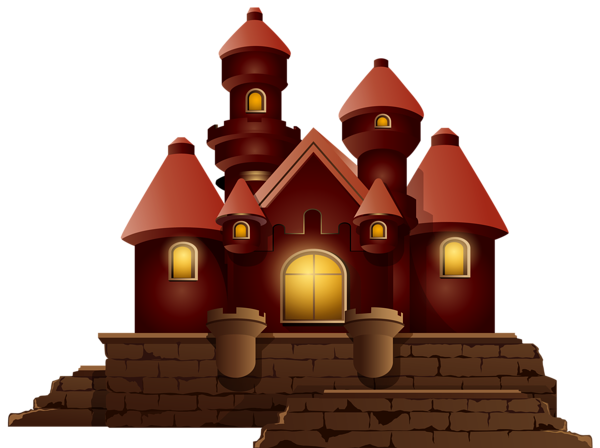 This png image - Red Small Castle PNG Clipart Image, is available for free download