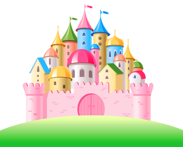 This png image - Transparent Pink Castle PNG Clipart, is available for free download