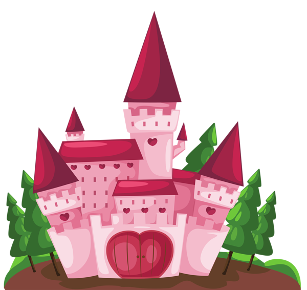 This png image - Transparent Pink Castle PNG Picture, is available for free download