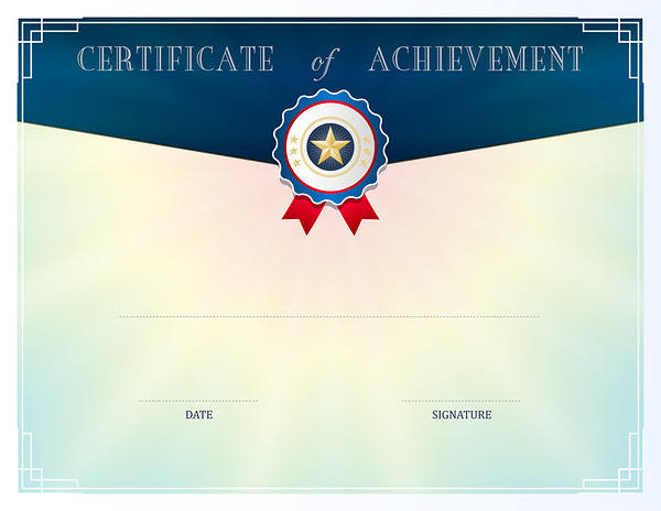 This jpeg image - Blue Certificate Template Clip Art, is available for free download