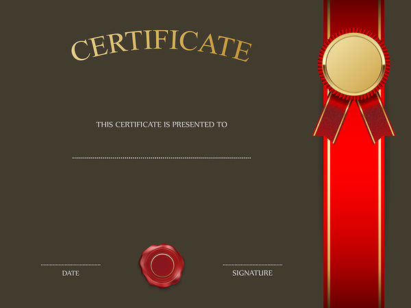This png image - Brown Certificate Template PNG Image, is available for free download