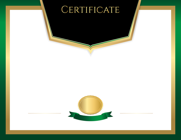 This png image - Certificate Template Green PNG Image, is available for free download