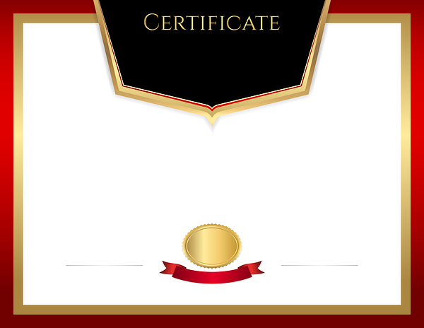 This png image - Certificate Template Red PNG Image, is available for free download